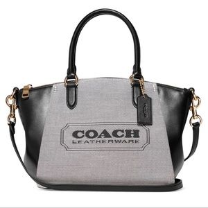 Coach Jacquard Elise Satchel Bag
